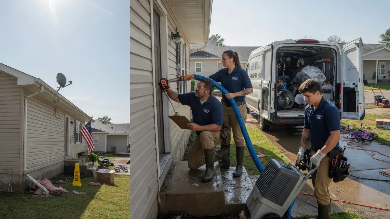 Ceiling Water Damage Restoration in Husser, LA near me